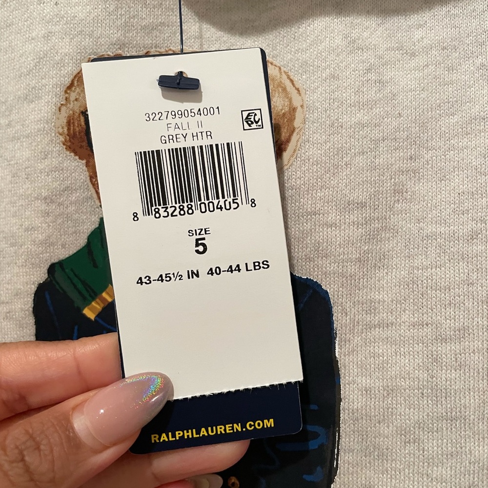 Polo bear by Polo Ralph Lauren sweater hoodie - Picture 4 of 4